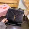 Mode Handtassen Vrouwen Schoudertassen Totes zwart kalfsleer caviar classic Diamond gewatteerde tas kettingen dubbele flap medium echt lederen cross body