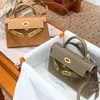 Luxo H Bags Designer Handbags Womens Classic Premium Marca Totes Designers Maneira Mini Versátil couro real portátil segundo