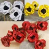 Dekoratif Çiçekler Çelenk 1 Şube Doğal Kurutulmuş Haşhaş Malzeme Bitki Çiçek DIY Avrupa Kuru El Yapımı Düğün Ev Tarzı Dekorasyon F5Z1