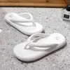 Nxy Slippers Men's Flip Flops Beach Thick Bottom Summer Outdoor Shoes Slides Thong Women Sandals Soft 0210