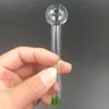 Cachimbos de fumo de vidro de 4 polegadas, óleo colorido, óleo de ervas secas, cachimbos de vidro pirex para queimadores de óleo