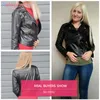 Aelegantmis Classic Black PU lederen jas vrouwen cool slanke korte motorjassen dames herfst jas basic straat bovenkleding 210607