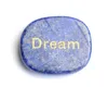 1 kawałek mały rozmiar naturalny czakra lapis ametyst agat grawerowany kryształ reiki uzdrawianie snów inspirujące pozytywne słowo