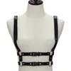 KMVEXO Gothic Punk Körper Schulter Halskette 2020 für Frauen Harness Bauch Taille Leder Ketten Erklärung Schmuck Harajuku