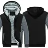 Modieus bedrukt dik vest Hoodies Hiphop-tops Sweatshirts met lange mouwen Heren High Street-kleding