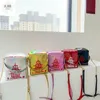 Grappige Chinese toren print doos vrouwen schoudertassen ontwerper handtassen kettingen kruisbody messenger tas dame leuke laser kleine portemonnees