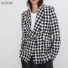 chaquetas abrigos de tweed para mujer