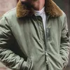 Maden Winter B15 Giubbotti Uomo American Retro Bomber Air Force Giacca Cappotto Autunno imbottito in pile Colletto Cappotti Abbigliamento uomo 211110