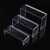 3 pcs/ensemble Clair Acrylique Chaussures Présentoir Bijoux Vitrine Cosmétiques Rack Organisateur Titulaire Cabinet Rack Vitrine 210705