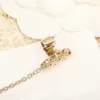 Brinco de charme de qualidade de luxo com diamante em banhado a ouro 18k e design de corrente para mulheres, presente de joias de casamento com carimbo de caixa PS4274