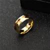 DIY Groove Ring tie rings Stainless steel Band ring women rings gold band mens rings will and sandy fashion jewelry