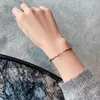 New Fashion Trend Light Luxury Bamboo Opening Bracelets Bangle For Women Student Girlfriend Net Red Creative Jewelry SAB156 X0706