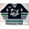 VinCustom Mannen Jeugd vrouwen Vintage #9 TYLER SEGUIN PLYMOUTH WHALERS Vintage Hockey Jersey Maat S-5XL