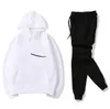 Ontwerper Off Men's White Trainingspakken Sportkleding Sets Jogging Suits Hoodies Mannen Sweatshirts Losse Pak Mens Broek Merk Kleding 14 Stijl