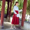 Stage Wear 2022 S Hanfu Robe Fille Style Chinois Broderie Quotidienne Femmes Costume Traditionnel Folk Dance Outfit Vintage Party Yangko Tang