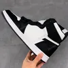 حذاء كرة السلة الكلاسيكي Jumpman 1 عالي الجودة 1s High OG Panda مصمم أزياء رياضية للركض مع صندوق