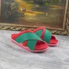 2023 Designers Herrtofflor glidsandaler Sommar utomhusmode Lyx Kvinnor tofflor slides strandsko flip flop Storlek EUR 35-45