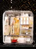 Косметическая коробка для хранения большой емкости для макияжа макияжа губная помада держатель организатор прозрачный