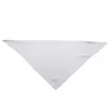 Abbigliamento per cani fai da te Sublimazione Blank Collo Sciarpa Bianco Triangolo Pet Forniture Pet Bandana Trasferimento di calore Bandanas 4 taglie