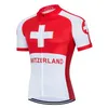 2021 Team Svizzera Maglia da ciclismo 9D Gel Set Abbigliamento da bicicletta MTB Abbigliamento da bici Ropa Ciclismo Maglia corta da uomo Culotte