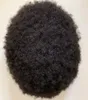 12mm 웨이브 남자의 toupee 모노 레이스 브라질 버진 인간의 머리카락 교체 4mm 아프리카 kinky 컬 남자를위한 남성 단위 빠른 익스프레스 배달