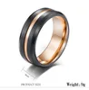 Wedding Rings 8MM Brushed Men's Ring For Engagement Anniversary Festival Jewelry Gift Love Promise US Size 7-12