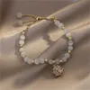 Accessori per gioielli da donna Fidanzate Ciondolo in zircone geometrico Bracciali da sposa Opali Braccialetti con ciondoli Bracciale catena G1026