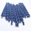 White Anchor Navy Paper Straws Marine Wedding Kids Birthday Baby Shower Party Decoration 353 R2