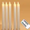 1 piece Remote Control LED Taper Candles,Flameless Smokeless Electronic Swing Candles,Fake Battery Operated Christmas Sticks H0910