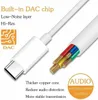 Earphone Headphone Jack Adapter Converter Cable Lightin till 35mm Popup Audio Aux Connector Adapter för iOS 12 13 CORD för 78 PLU4495511