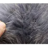 ビッグサイズの高級Real純正真質の100％天然アライグマの色の毛皮のフード付きトリミングカラースカーフスカーフラップショール盗難H0923