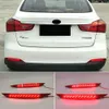 1 Set Led Rear Bumper Reflector Light For Kia K3 Cerato Forte 2012 2013 2014 2015 2016 Car Brake lamp Tail Fog Lamp turn signal