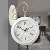 Wall Clocks European Double Sided Clock Modern Design Vintage 3D Guess Women Retro Mechanism Silent Relogio Parede Watches Decor 50Q331