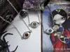 Vintage brązowy turecki l evil Devil Eye Naszyjnik wisiorek punkowy BFF oświadczenie steampunk choker dla kobiet gotycka biżuteria prezent biżuterii