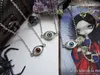 Vintage Brons Turkish l Evil Devil Eyes Halsband Pendel Punk BFF Statement Steampunk Choker För Kvinnor Häxa Gotisk Smycken Present