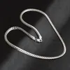 Hänge halsband sommar 925 sterling silver mode mäns fina smycken 5mm 20 fot 50 cm kristall från swarovskis halsband245d