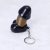 Creative Funny Penis Keychain Multi Spring Keyring Lovers Homens Mulheres Branquear presentes Y0306303A