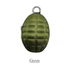 Stuff Sacks 2021 Multifunctional Grenade Shaped Car Keys Wallets PU Leather Hand Zipper Coin Purse Pouch Bag Keychain Holder Case