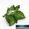 9 teste piante artificiali foglie foglie sempreverdi parete della festa nuziale accessori per piante verdi decorazioni per la casa fiori di simulazione