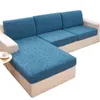 Pluszowa Sofa Poduszka Pokrywa do salonu Siedzenia Slipcover Elastyczne Protector Funiture Protector Solid Color Canuch Case 1 Piece 211116