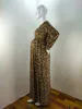 Moda Sukienki ciążowe Rekwizyty Lampart Ciąża Sukienka Z Długim Rękawem Odzież Onie Maternity Dla Kobiet w ciąży Sheet X0902
