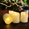 Chargeable Candle LED Remote Control Flameless Tea Lights Wedding Home Decoration Tea Light With Timer Drop 210702