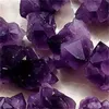 1 Borsa 100 g Grappolo di ametista brasiliana naturale fiore di ametista Cristallo di pietra Pietra burattata (dimensioni: 9-15 mm) 548 R2