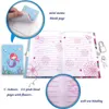 Notepads Diario Secreto With Lock For Girls,Mermaid Journal Set Includes7.1x5.3Inches Notebok Memo Pad Glitter Pen Ruler Sharpener Eraser
