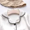 Piżama dziecięce Set Summer Baby Boy Girl Clothing Solid Ice Silk Sleepwear Set Kids Koszulka + Spodnie Toddler Zestawy odzieżowe X0902