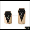 Luxury Wood Jewelry Display Stand Jeweleries Butik Showcase Trade Show Fair Exhibitor Ring Earring Halsband Armband Hållare YK5PN