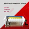 Multifuncional Multifuncional Multifuncional Egg Shell Peeling Machine Mini Mão Portátil Pássaro Ovos Removendo Maker