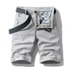 Våren män bomull solida män shorts kläder sommar casual denim korta breeches bermuda mode jeans för strandbyxor 210716