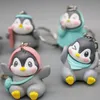 10ピース/ロットCS楽しい小さなペンギン人形キーホルダークリエイティブ漫画小動物学生バッグアクセサリーペンダント活動小物
