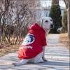 Dog Hoodie Dog Apparel for Medium and Large Dogs Winter Jackets Warm Pet Fleece Coat Cold Weather Pets Clothes Husky Collie Labrador Retriever Golden Red 3XL-9XL A195